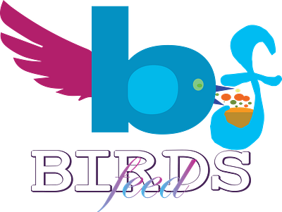 bf birds feed design graphic design illustration logo