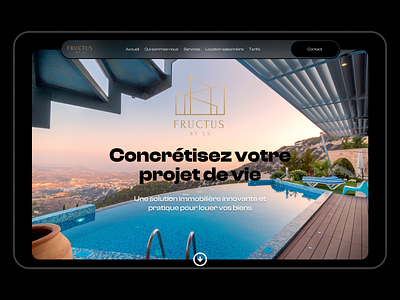 Real Estate Website Design création de site web design immobilier real estate ui ux webdesign webdesigner website