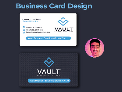 Vault Business Card Design 99 desgin adobe branding businesscard creative design dribbblers graphic design graphicdesign print ready
