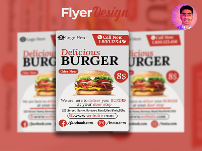 Food Flyer Desigb 99 desgin adobe branding burger flye creative design flyer food flyer graphic design illustration logo print ready