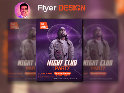 Night Club Party Flyer Design