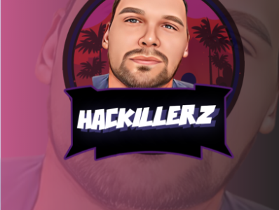 Hackillerz's twitch channel logo animation branding graphic design logo motion graphics