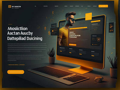 Tech Website Design design graphic design ui