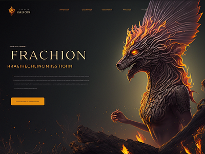 Mythical Website Design design graphic design ui