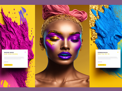 Makeup Brand Website Design