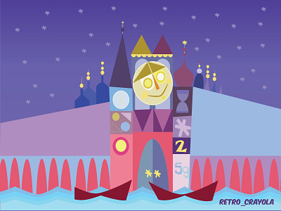 Small World adobe adobe illustrator animation design disney art illustration illustrator sketch small world small world ride