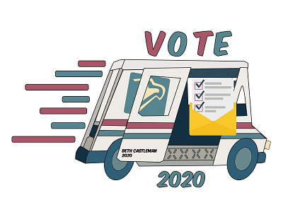 Vote 2020 2020 adobe adobe illustrator animation be kind cartoon design election 2020 illustration vote