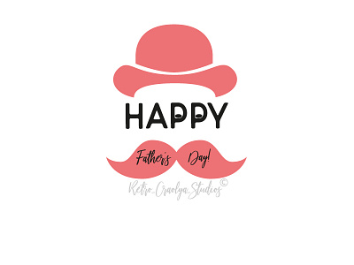 Happy Father's Day fathers day graphic design holiday illustration typography