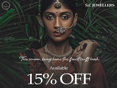 Jewellery Season Sale Banner branding graphic design