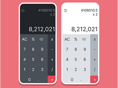 Calculator App #DailyUI #004