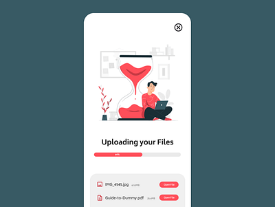File Upload #DailyUI #031 branding design graphic design illustration ui ux uxdesign