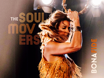 Soul Movers Logo and Bona Fide Album Launch Design album graphic design logo soul movers