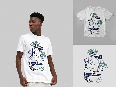 SGA t-shirt design branding design ecommerce illustration logo shopify tshirt