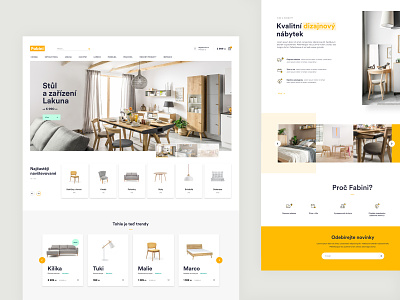 Fabini web design design ecommerce shopify web webdesign