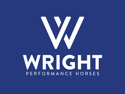 Todd Wright Performance Horses Logo & Ad equinelogo horsedesign horsetrainer nrhareiner
