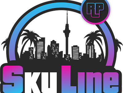 SkylineRP design graphic design gta logo vector