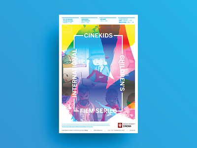 Spring 2019 CINEkids International Children's Film Series poster design film poster graphic design kidsfilms poster poster art poster design