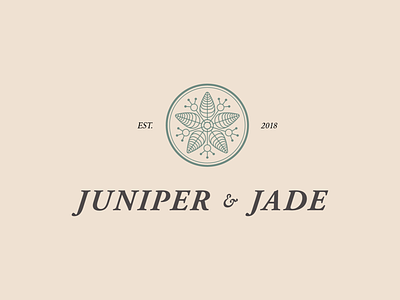 Juniper and Jade Co. branding candles design graphic design logo packaging packaging design photography