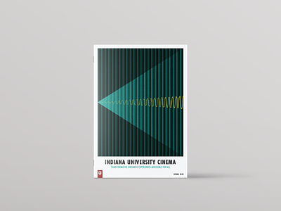 Indiana University Cinema Spring 2020 program booklet book bookdesign booklet cover art cover design graphic design iucinema layout layout design layoutdesign publication design