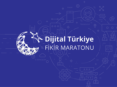 Dijital Türkiye Fikir Maratonu branding graphic design logo responsive design ui web design