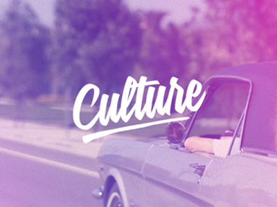 Culture Title card art clean cool design font graphic graphics hand drawn illustration illustrator lettering logo photo photoshop pink poster press print punk rebecca rumble screen skate sketch travel type typography vector white