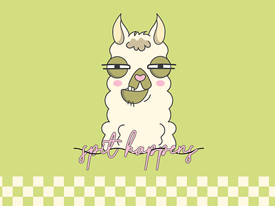 the fluffy farm l Alpaca farm branding design graphic design illustration logo product design typography