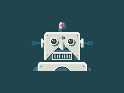 The Like Machine illustration like machine robot