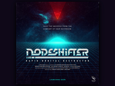 Nodeshifter - Title Card android game ios nodeshifter synthwave