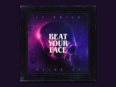 Nodeshifter Tracks: Beat Your Face 80s album art game music nodeshifter outrun record retro synthwave video game vinyl