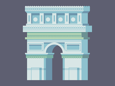 Arc de Triomphe arc de triomphe architecture france illustration