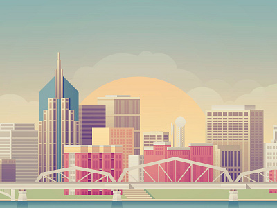 Wired - Nashville city illustration nashville wired