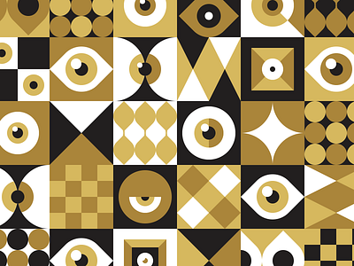 Re:Vision Pattern eyeballs eyes illustration