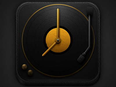 _48 albumtrackr app button icon knob lion music osx quantic fox record record player song vinyl