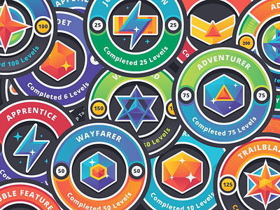 Code School - Achievements (Batch 1) badge badges code school illustration
