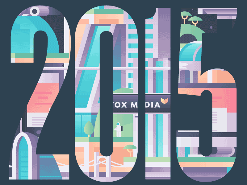 Vox 2015 Year in Review 2015 illustration vox year in review