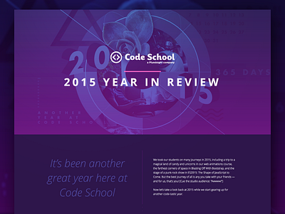 Code School: 2015 Year in Review code school year in review