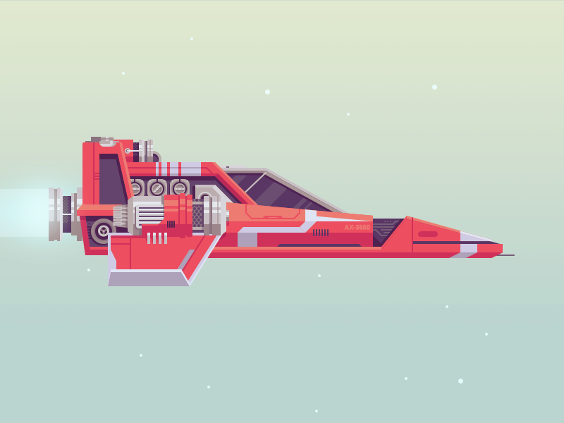 No Man's Sky justin mezzell illustration space spaceship no mans sky