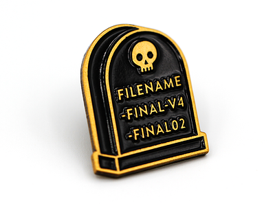 Final File enamel file final pin skull super team deluxe