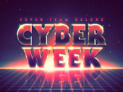 Cyber Week - Last Call cyber week retrowave super team deluxe synthwave