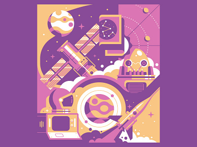 Adobe Live: Space Pt. II illustration space