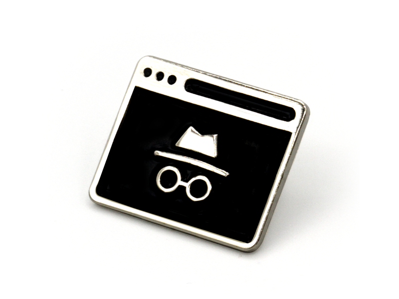 STD - Incognito Browser enamel pin browser incognito