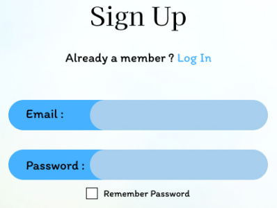 Sign Up Page UI #DailyUI