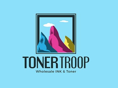 Toner Troop Logo Design branding design illustration logo typography vector
