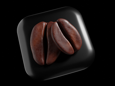 Coffee Icon 3d 3d art app blender blender3d branding design logo minimal render