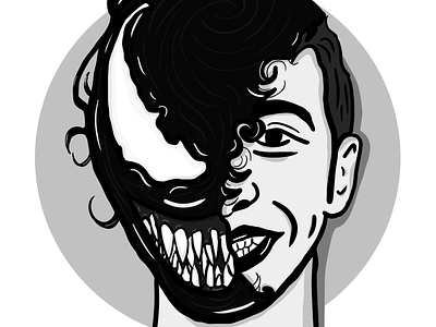Venom Project design graphics tablet illustration portrait portrait art
