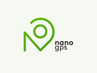 Nano Gps - LOGO app branding design illustration logo vector
