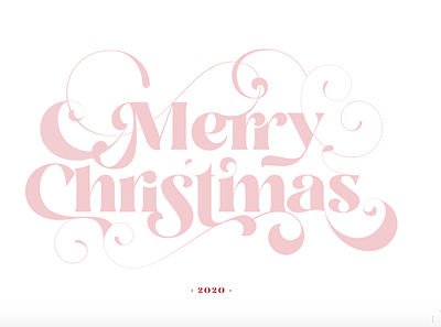 holiday typography christmas christmas card decorative type design holiday holiday card illustration minimal pastel serif serif typeface typography vector