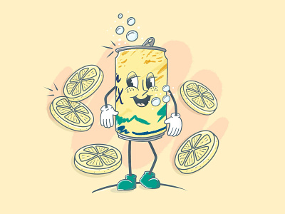 Lemon La Crony cartoon character character design design illustration illustrator procreate vector