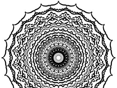 Mandala Design 2023 adult coloring page