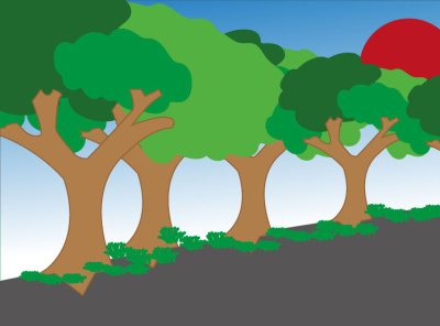 Forest 3d adult coloring page animation branding design graphic design illustration logo ui vector